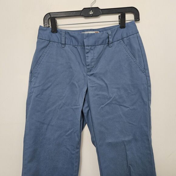 OLD NAVY Women's Blue Casual Capri Ankle Khaki Pants Size 4 - Picture 2 of 9